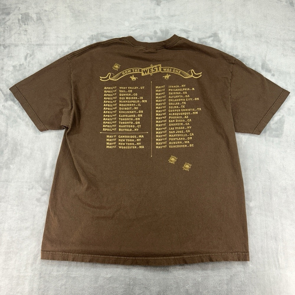 Vtg Y2K Rap Concert Tour Shirt 2XL Snoop Dogg And‎ The Game How The West Was One - Picture 4 of 8